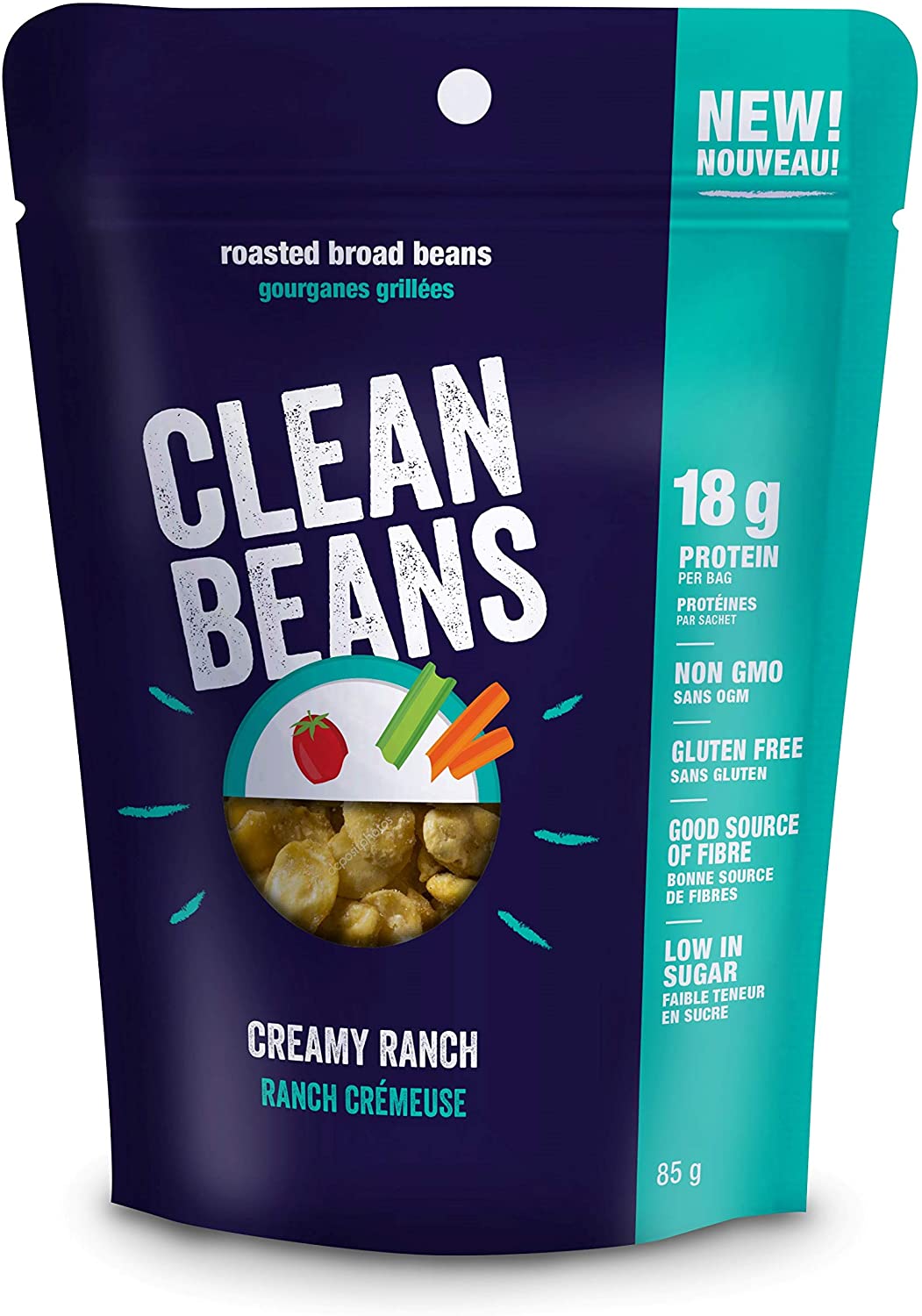 Clean Beans Creamy Ranch Roasted Beans