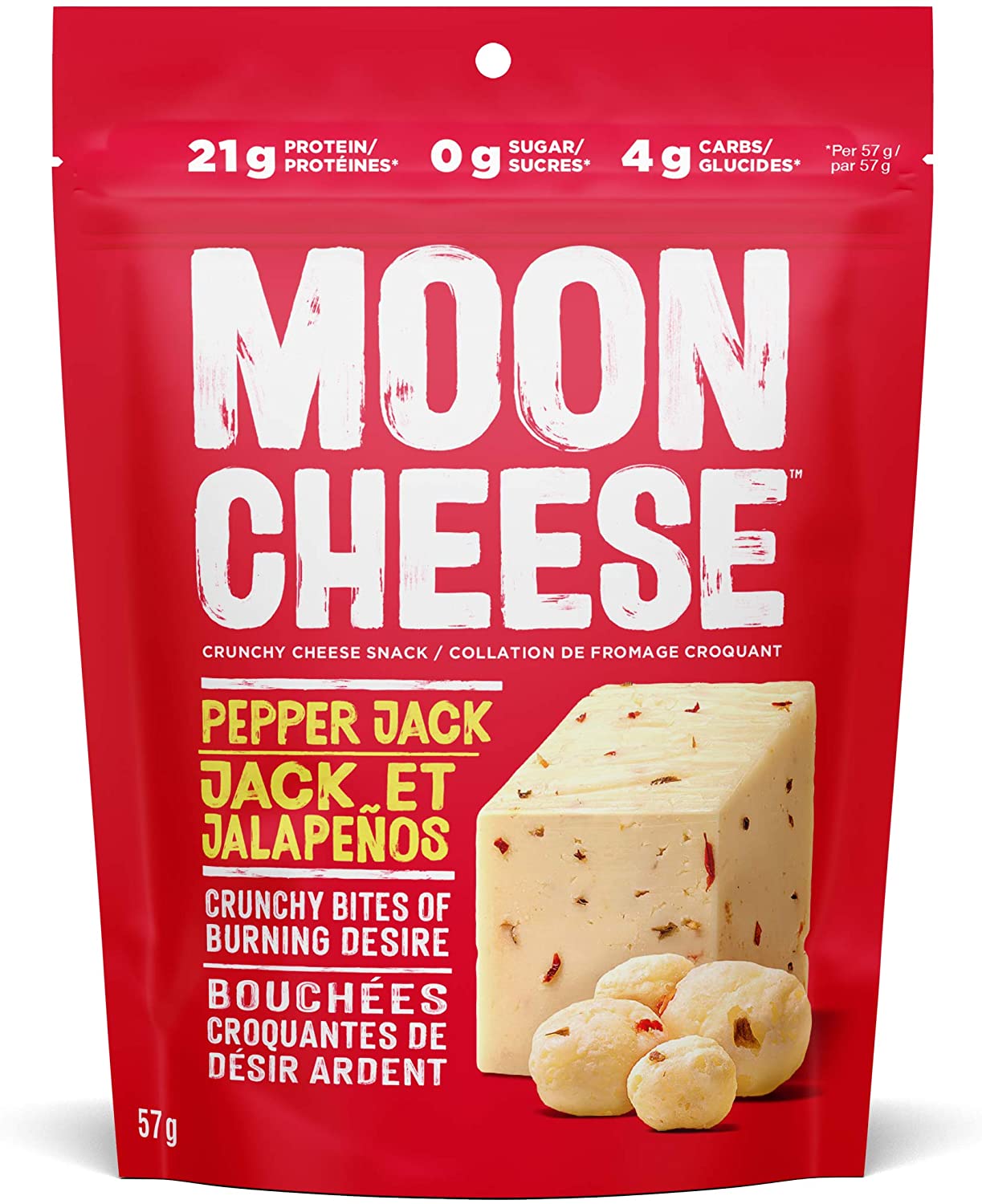 Moon Cheese Pepper Jack Crunchy Cheese