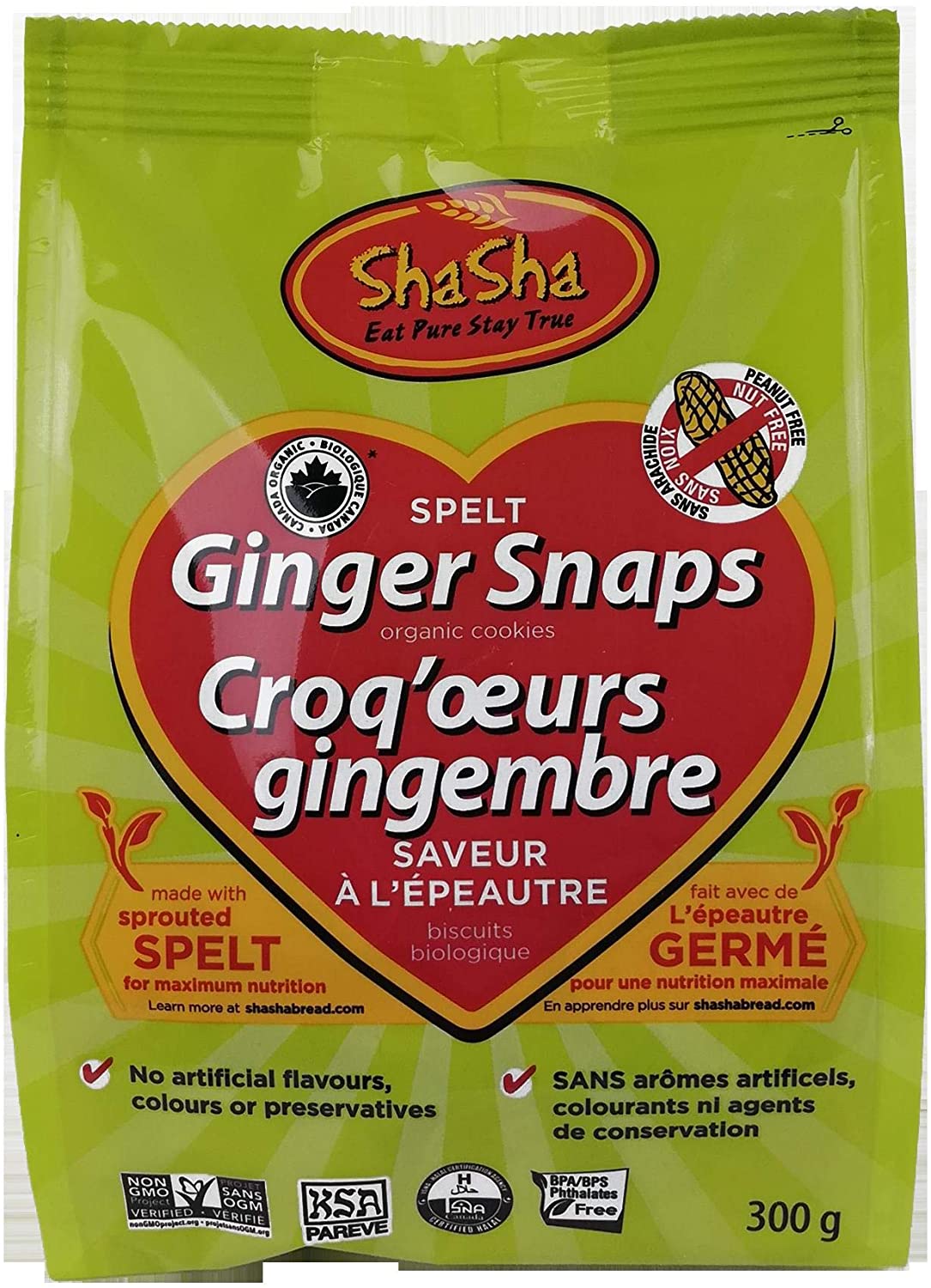 Shasha Spelt Ginger Snaps