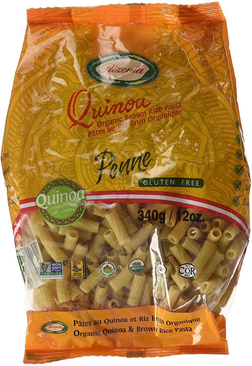 Rizopia Organic Quinoa & Rice Penne