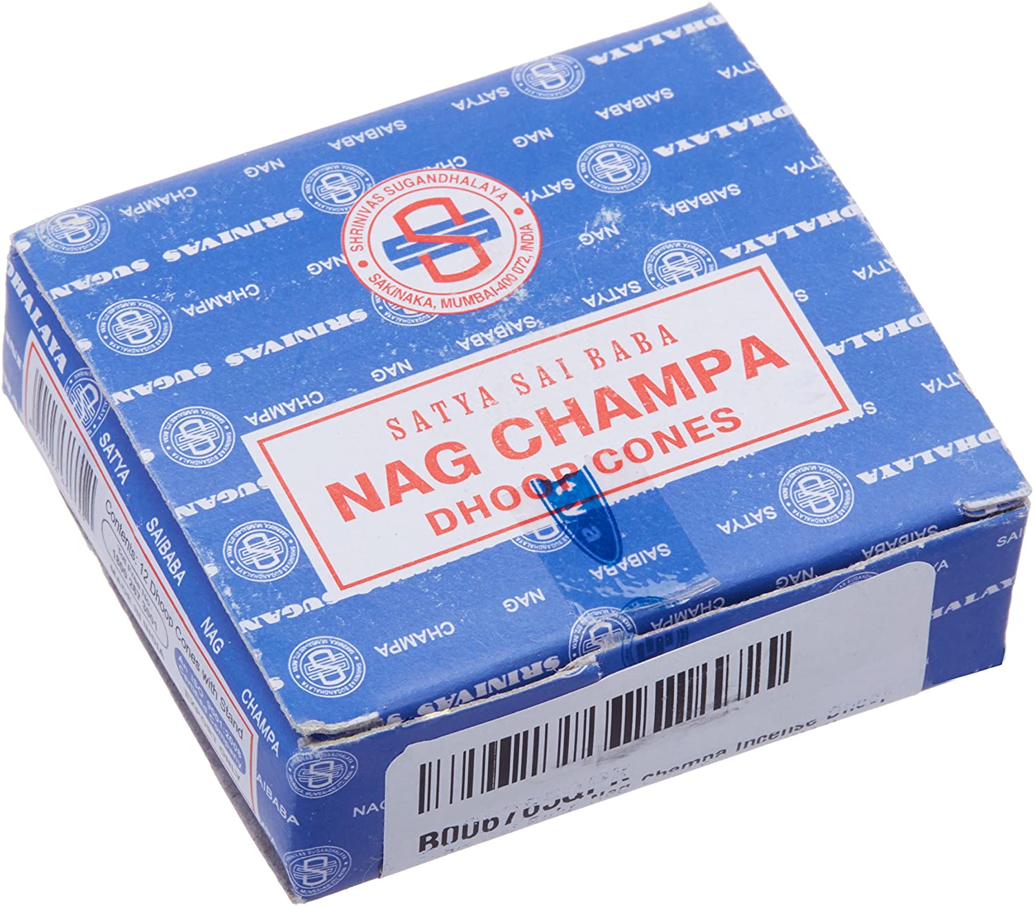 Satya Sai Baba Nag Champa Dhoop Incense Cones