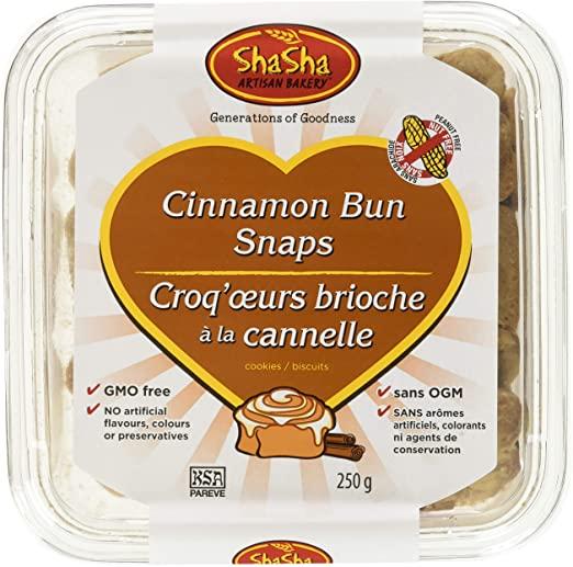 Cinnamon Bun Snaps