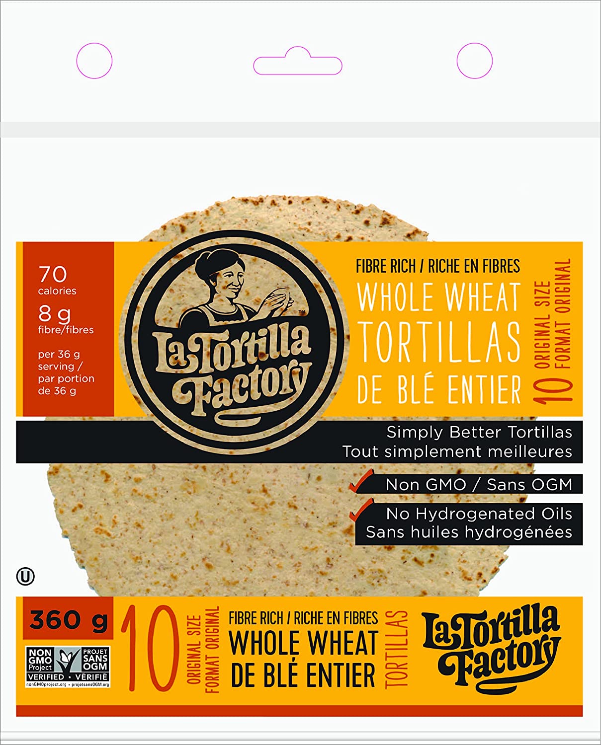 La Tortilla Factory Whole Wheat Wraps