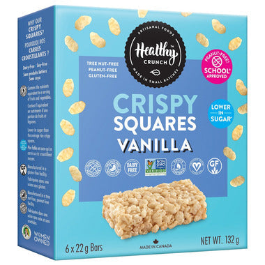 Healthy Crunch Vanilla Crispy Squares