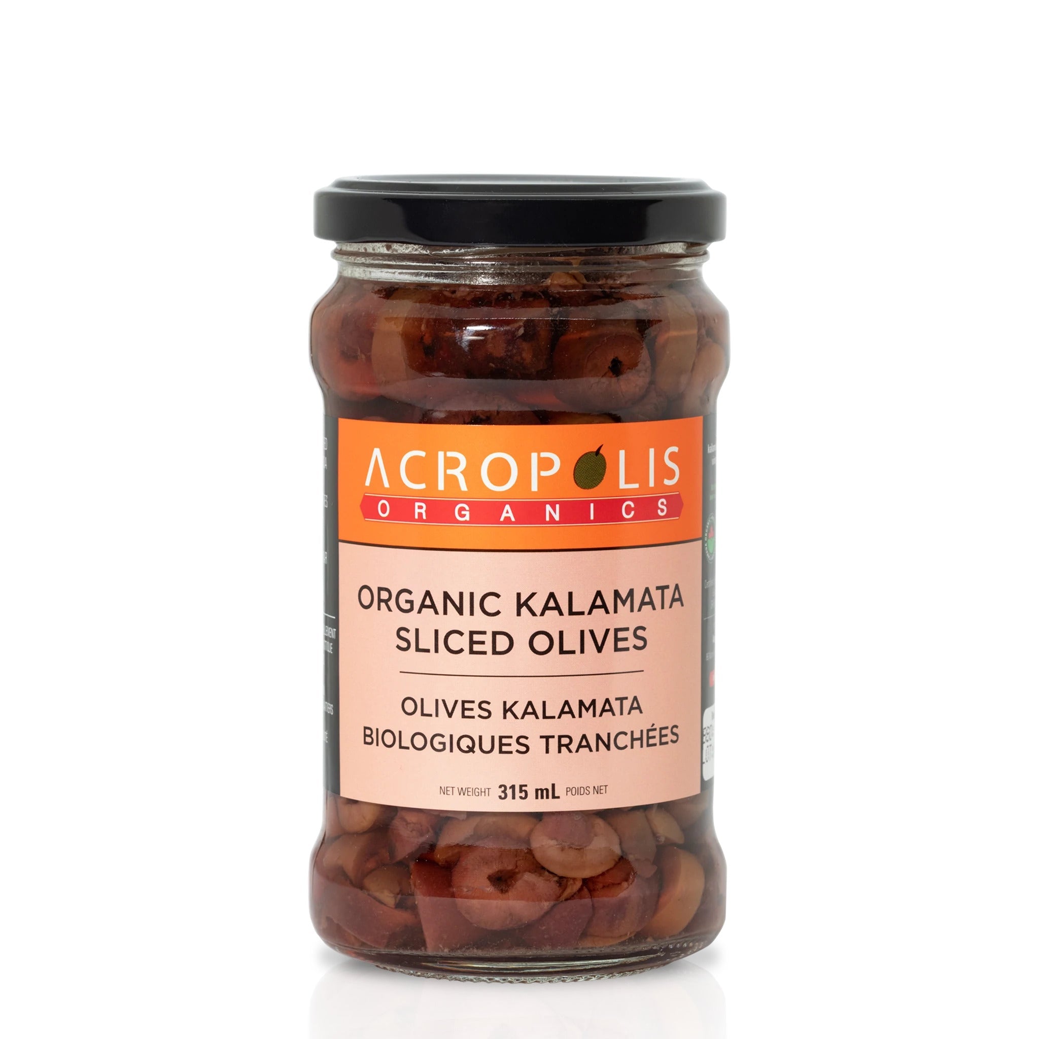 Acropolis Organics Organic Kalamata Sliced Olives