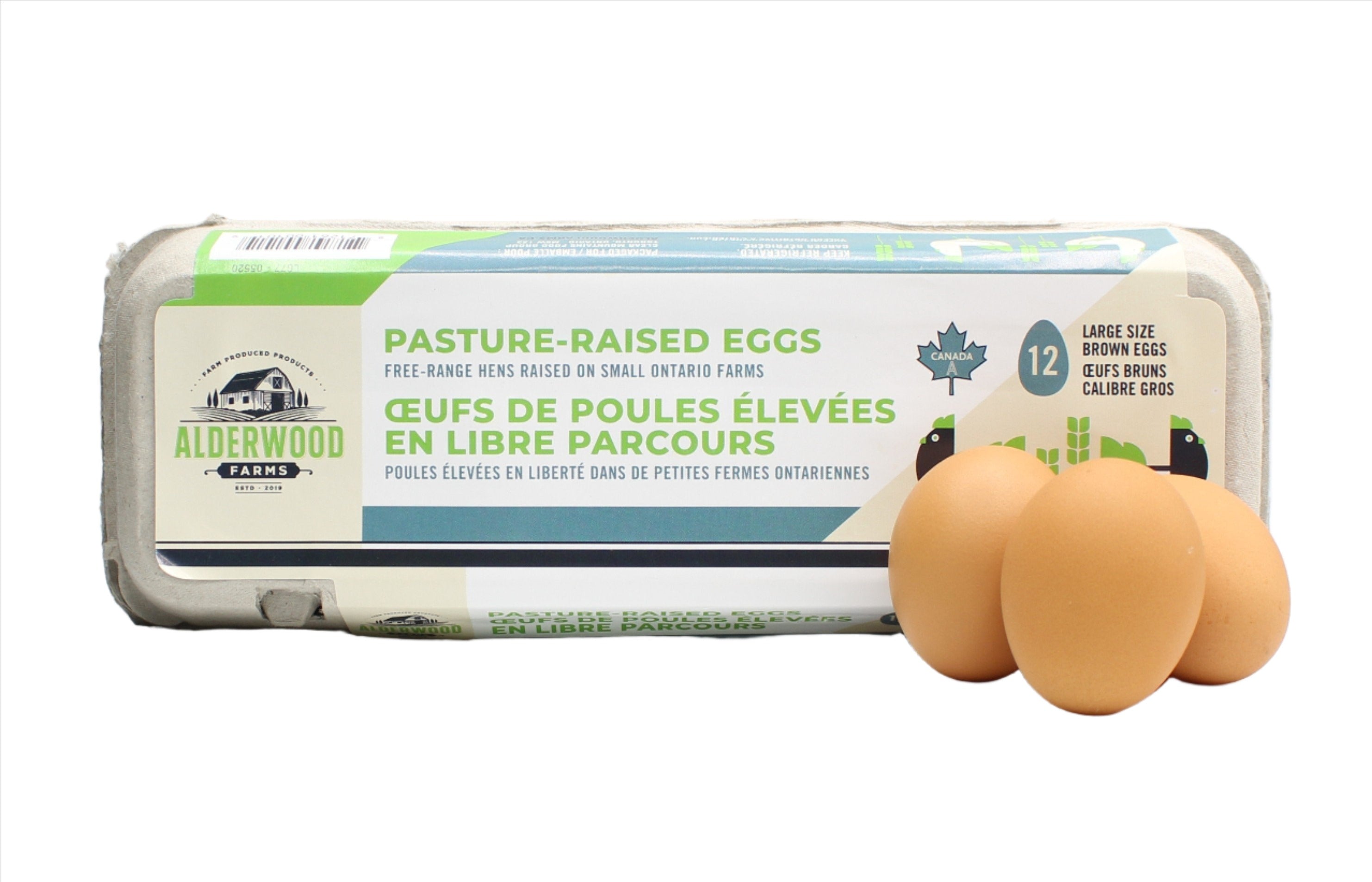 Alderwood Farms Free-range Pastured Eggs (Large)