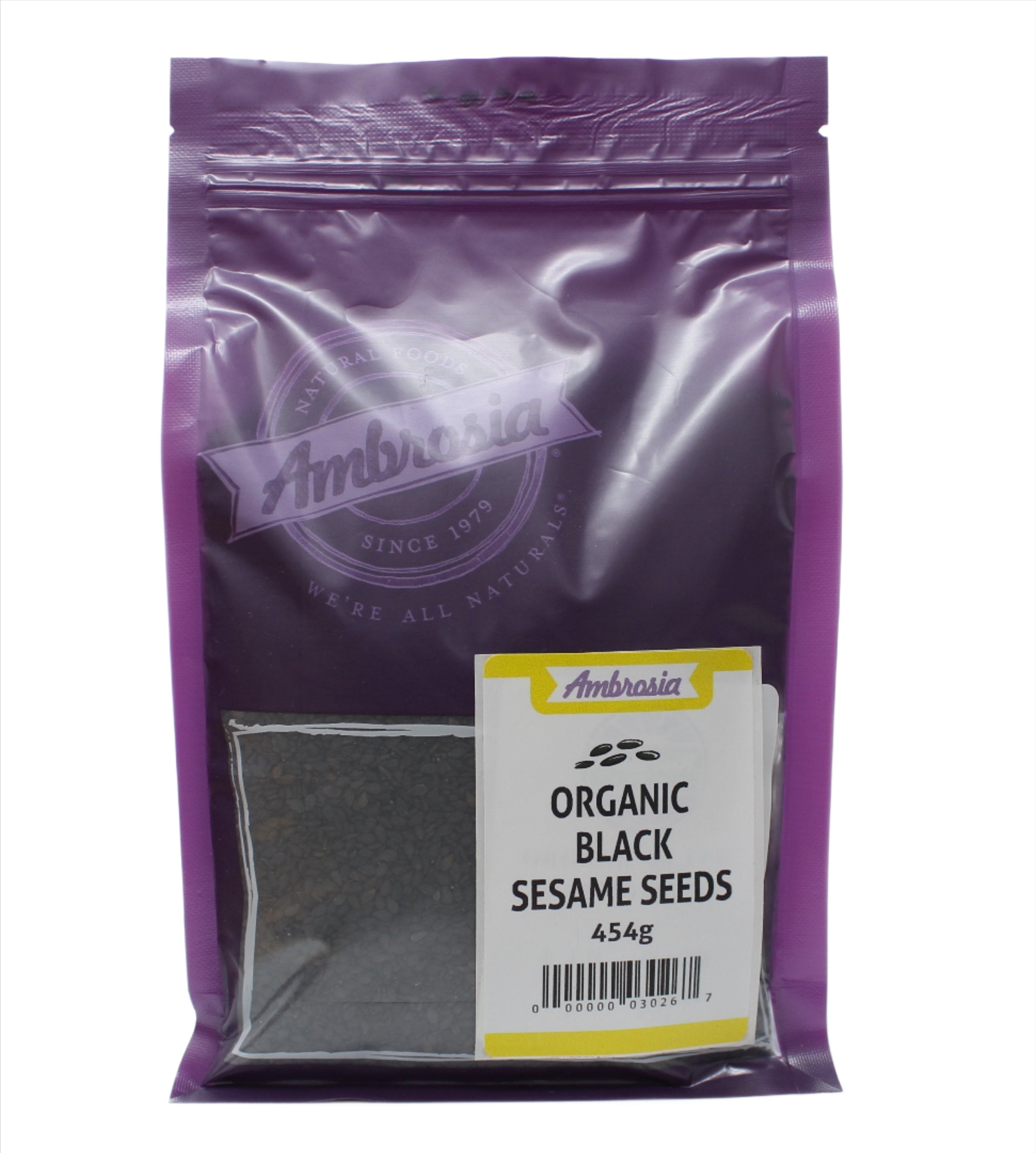 Ambrosia Organic Black Sesame Seeds