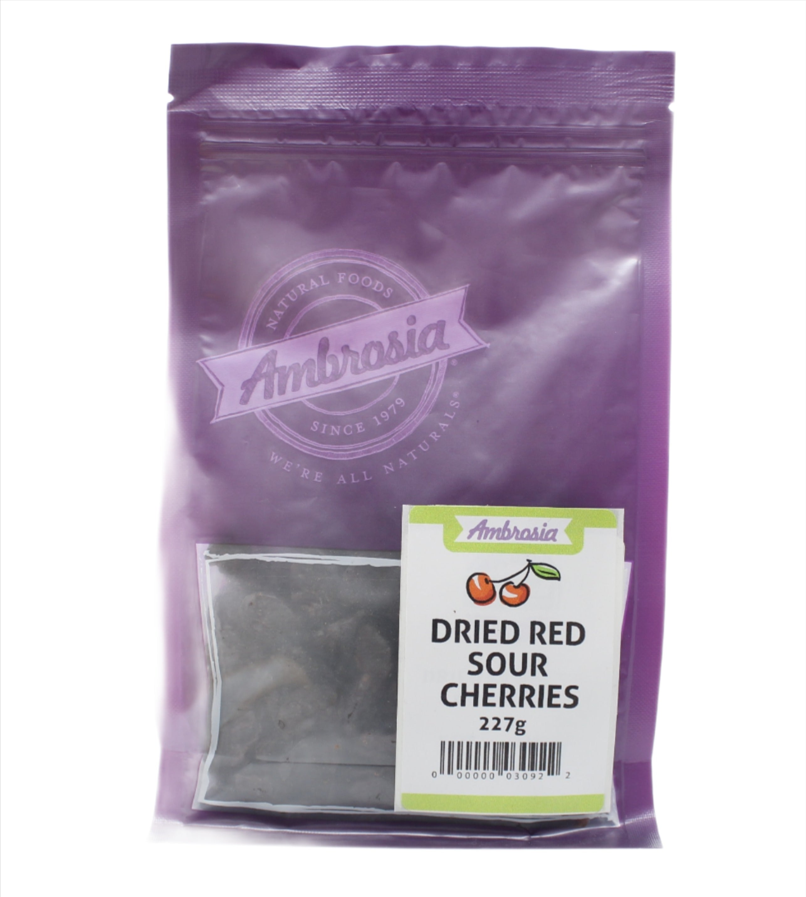 Ambrosia Dried Red Sour Cherries