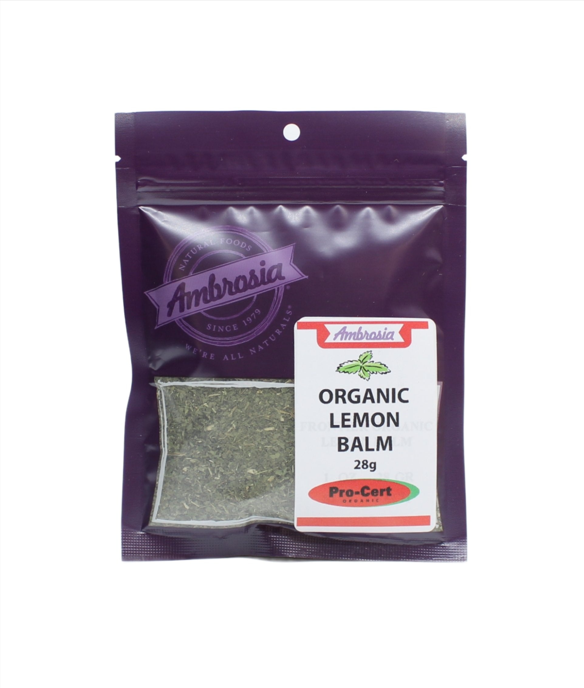 Ambrosia Organic Lemon Balm
