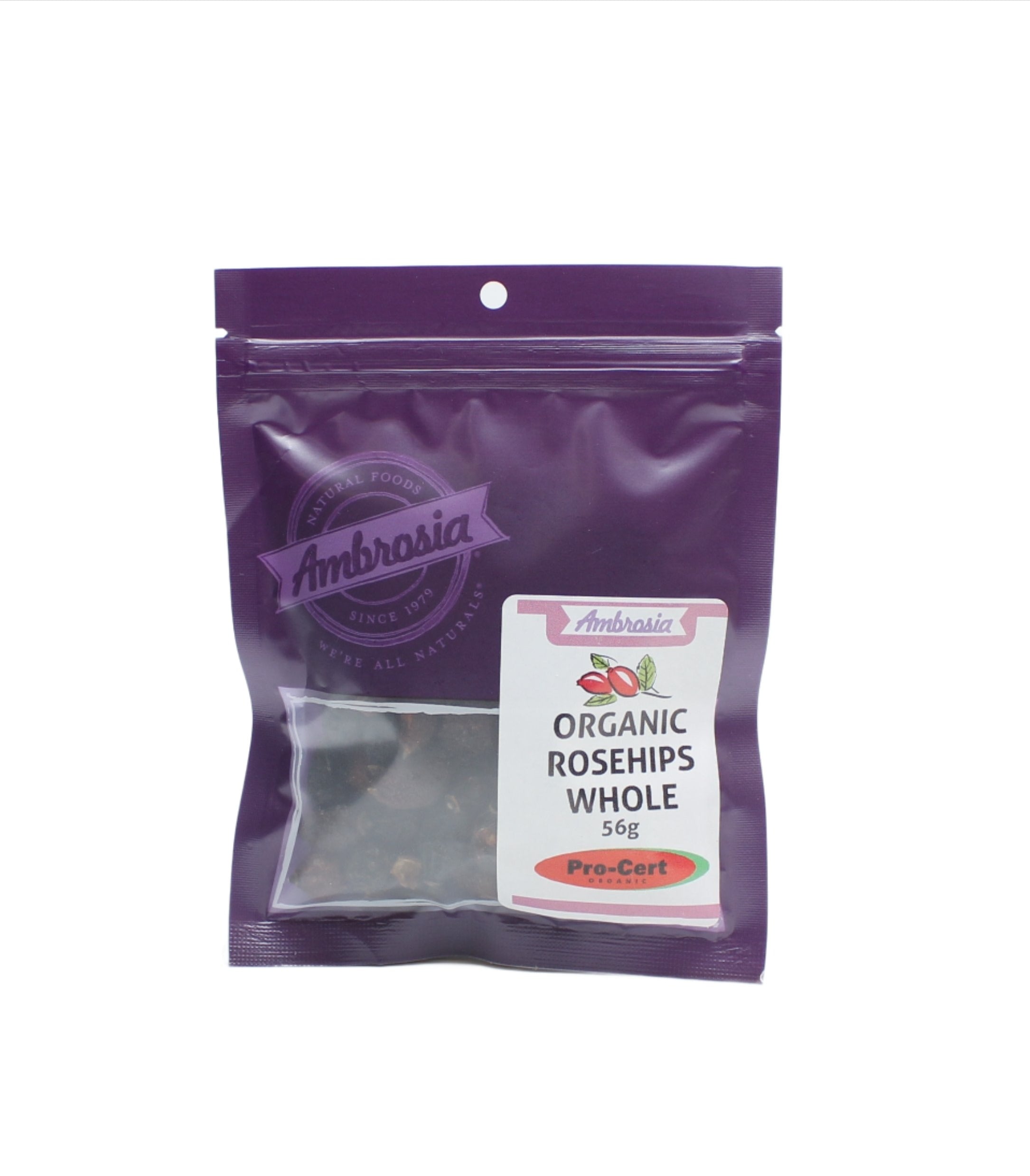 Ambrosia Organic Rosehips Whole