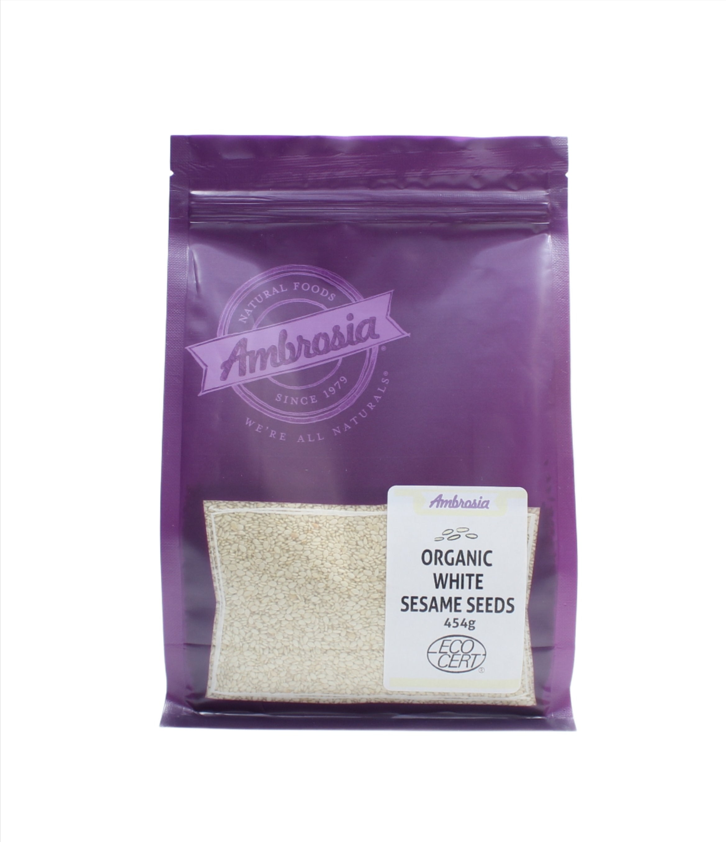 Ambrosia Organic White Sesame Seeds