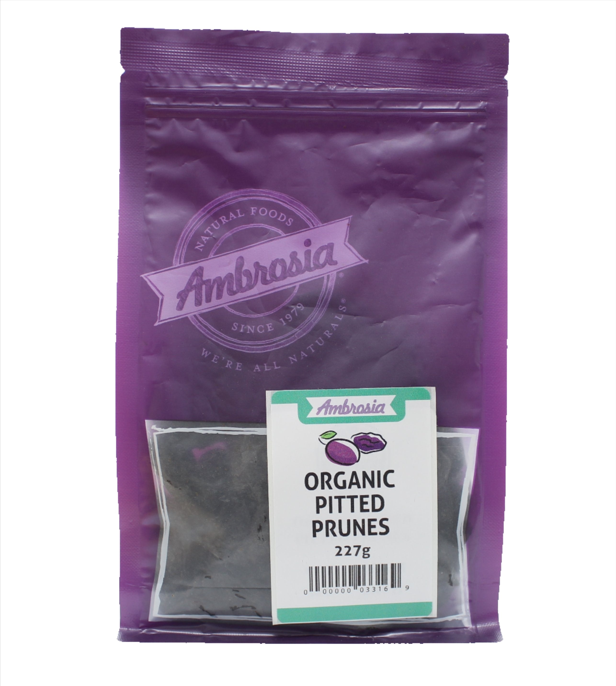 Organic Dried Pitted Prunes