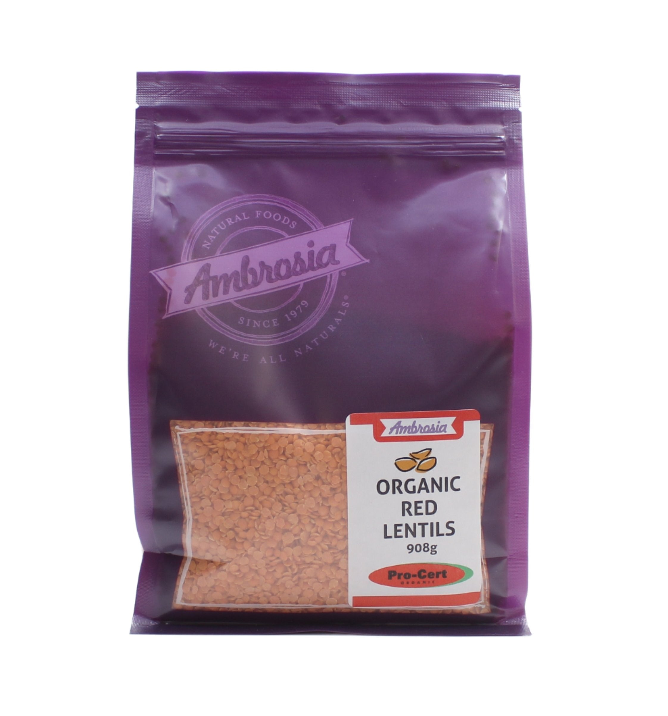 Ambrosia Organic Red Lentils