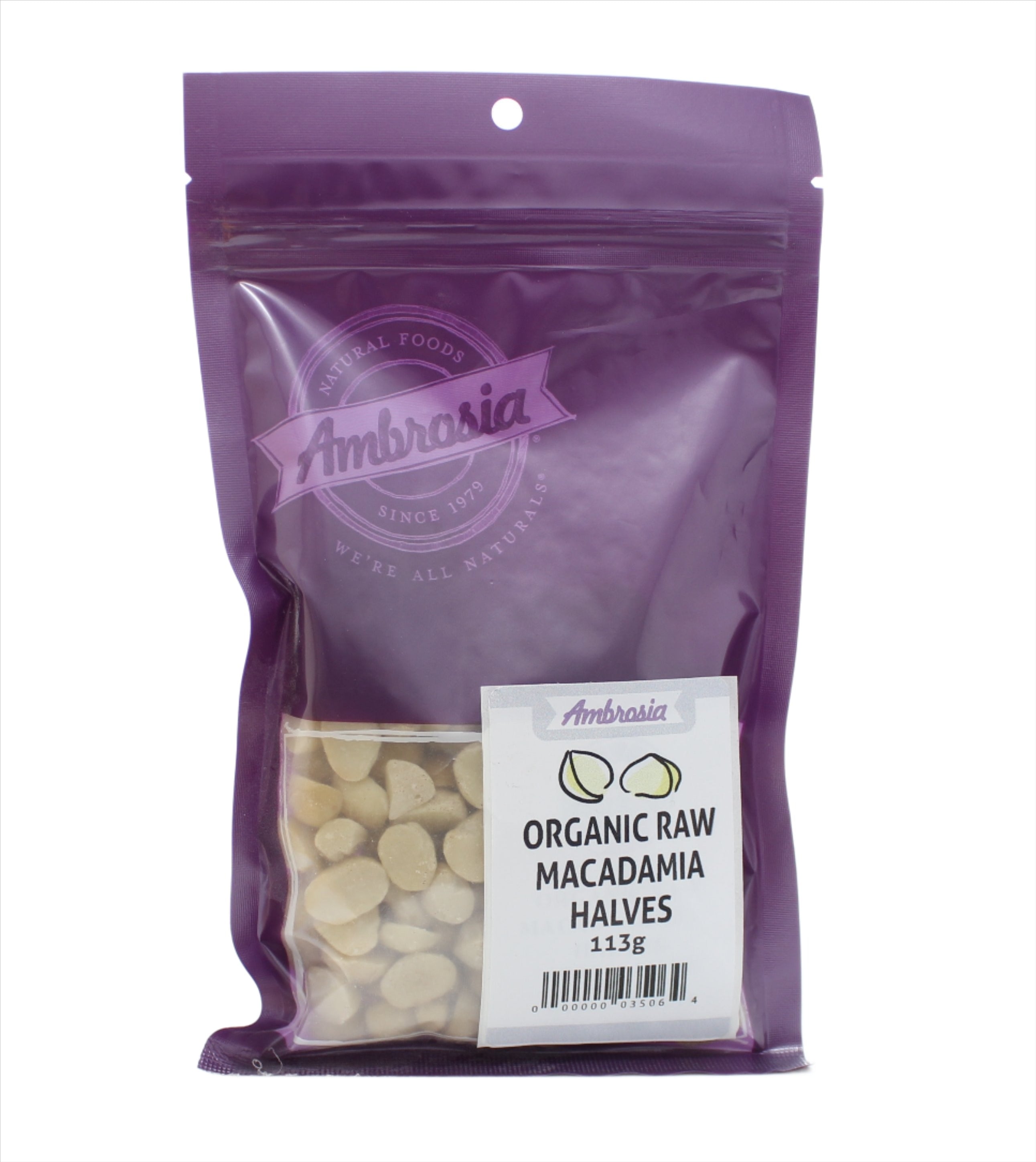Organic Raw Macadamia Halves