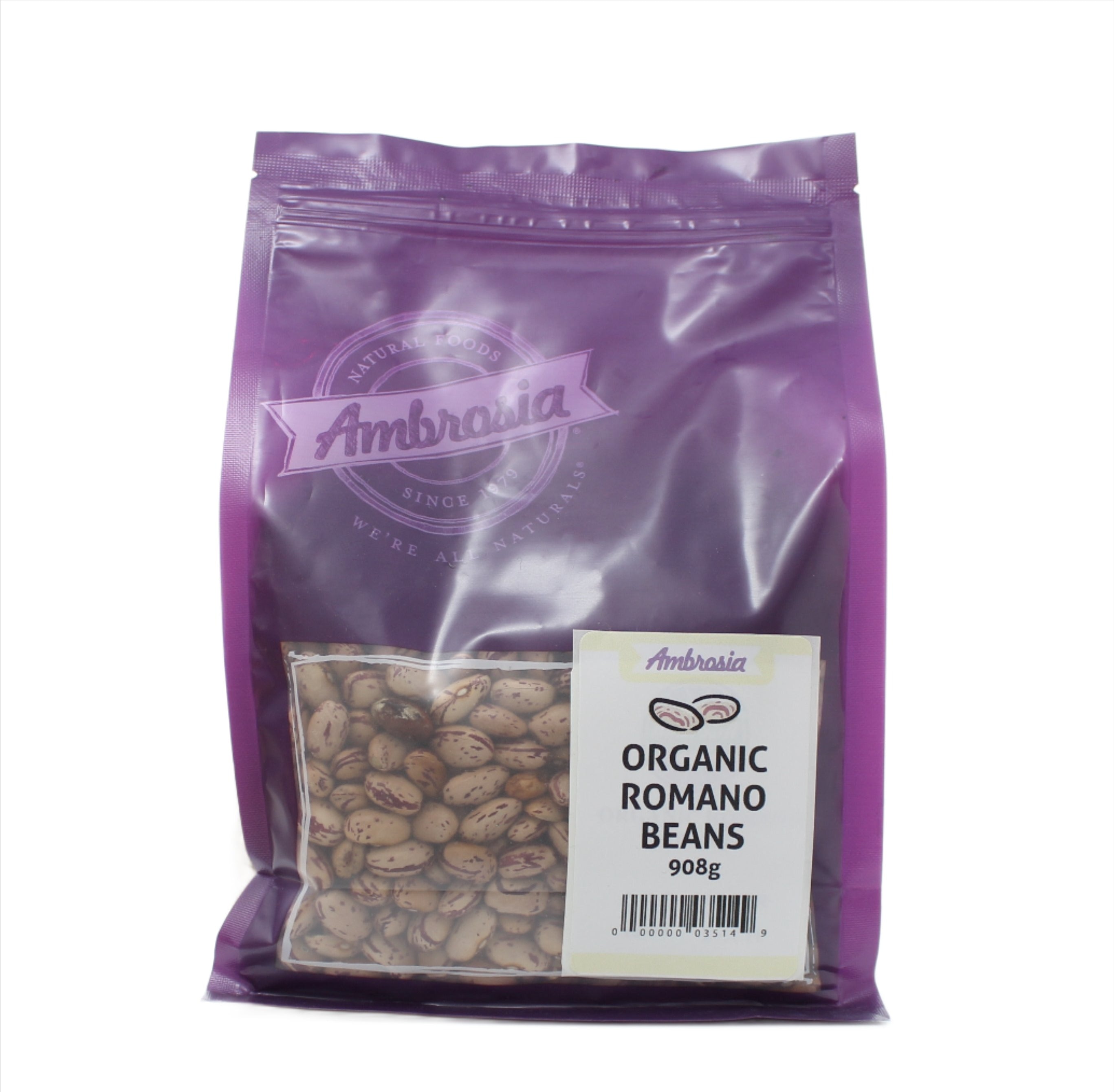 Ambrosia Organic Romano Beans
