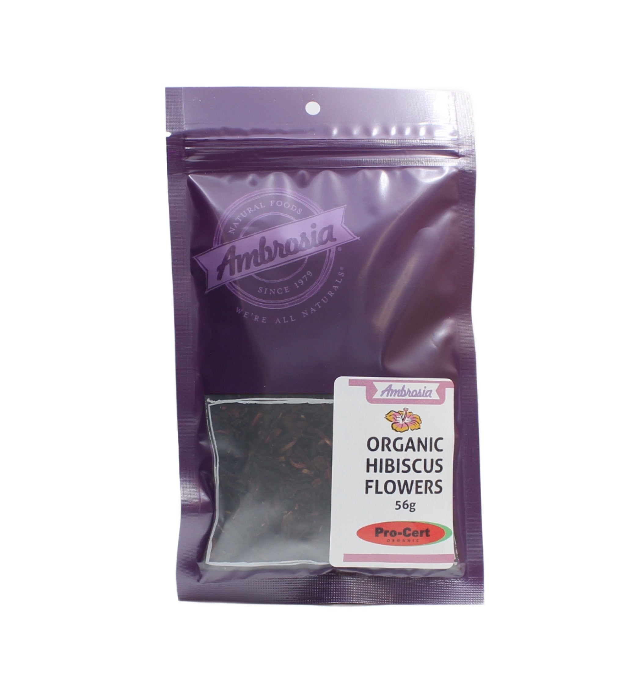 Ambrosia Organic Hibiscus Flowers