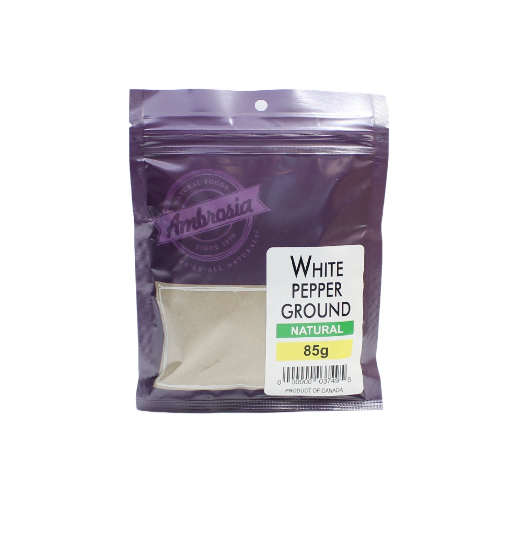 Ambrosia White Pepper Ground