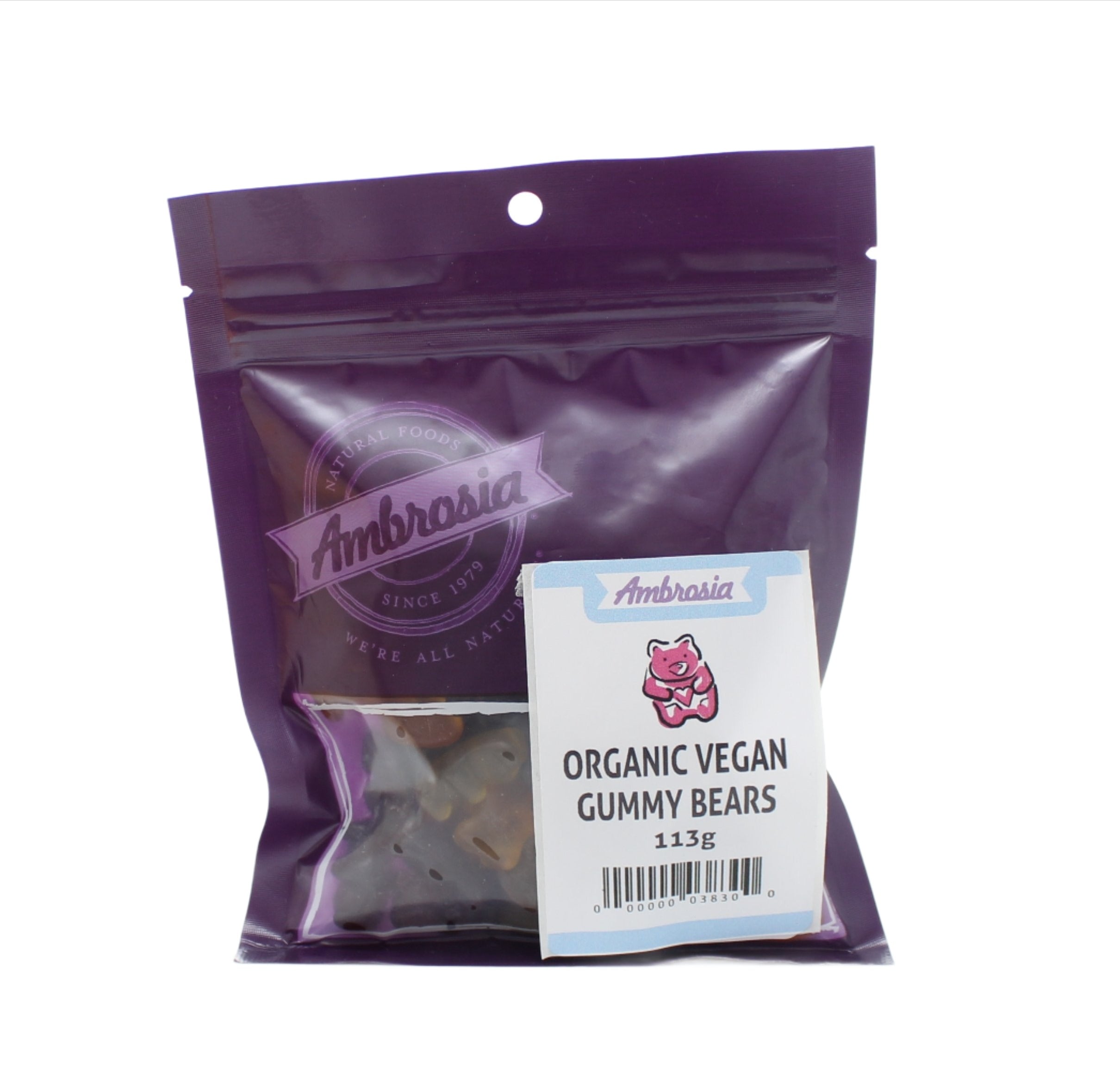 Ambrosia Organic Vegan Fruit Gummy Bears