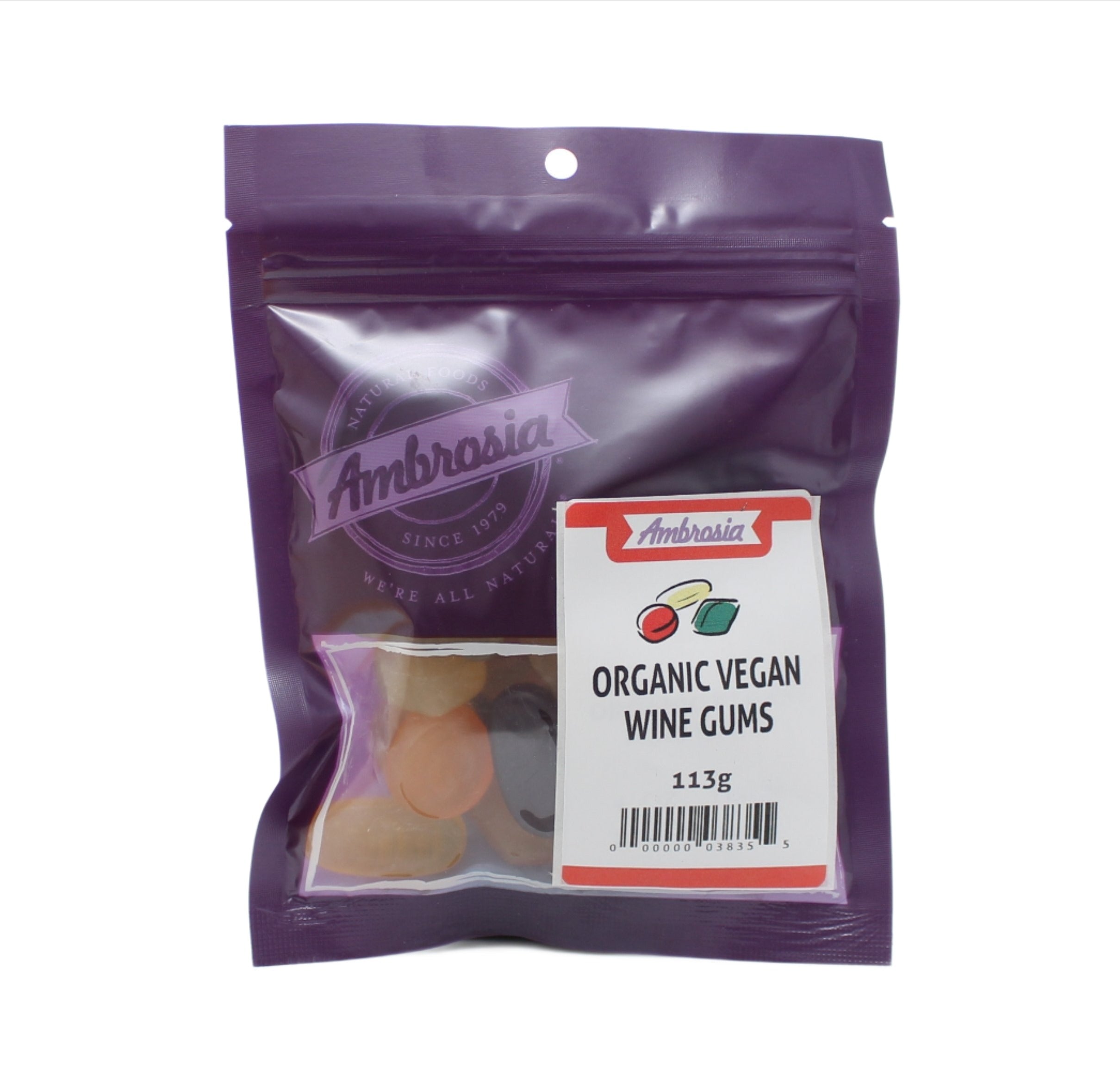 Ambrosia Organic Vegan Wine Gums
