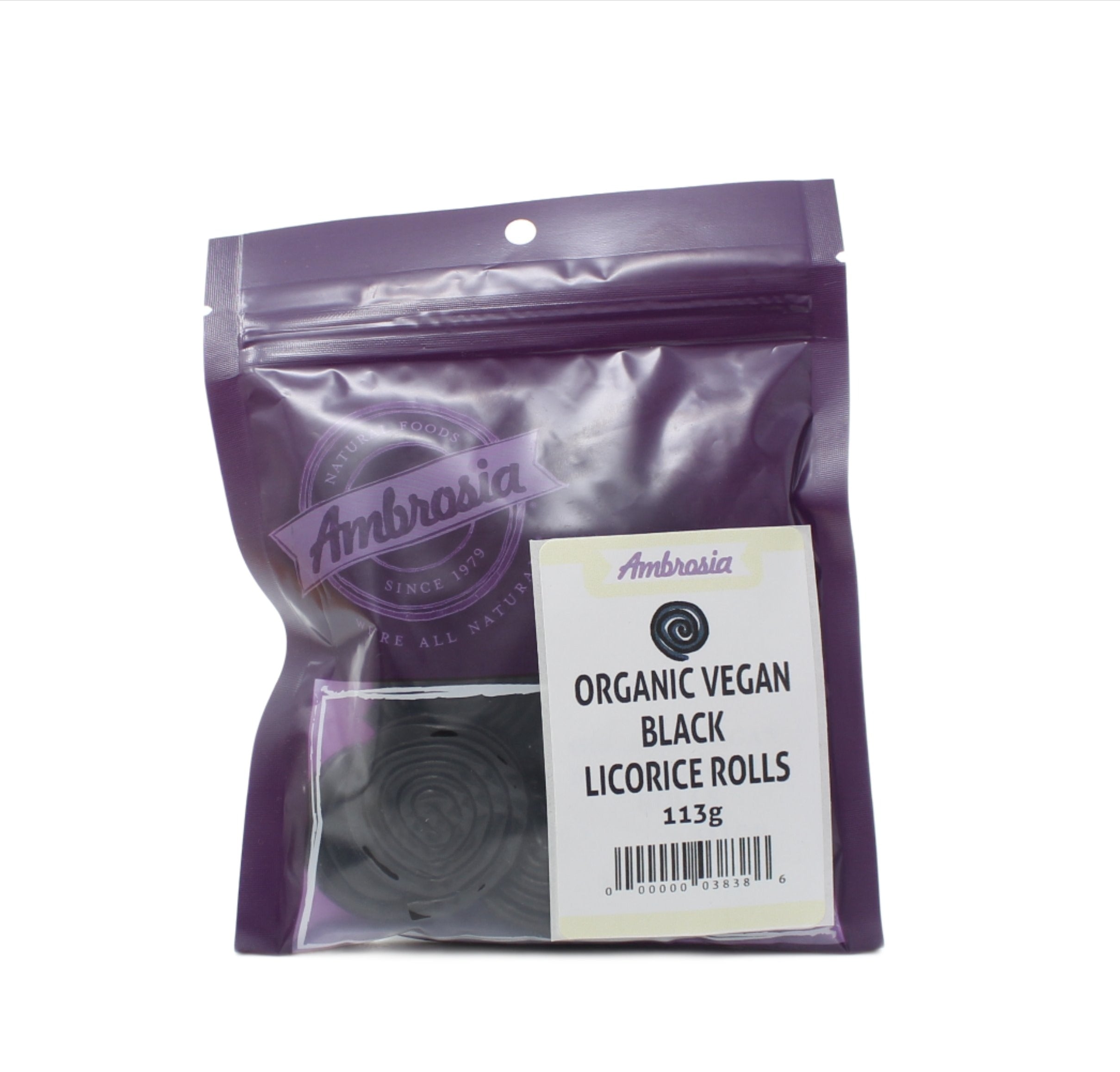 Ambrosia Organic Vegan Black Licorice Rolls
