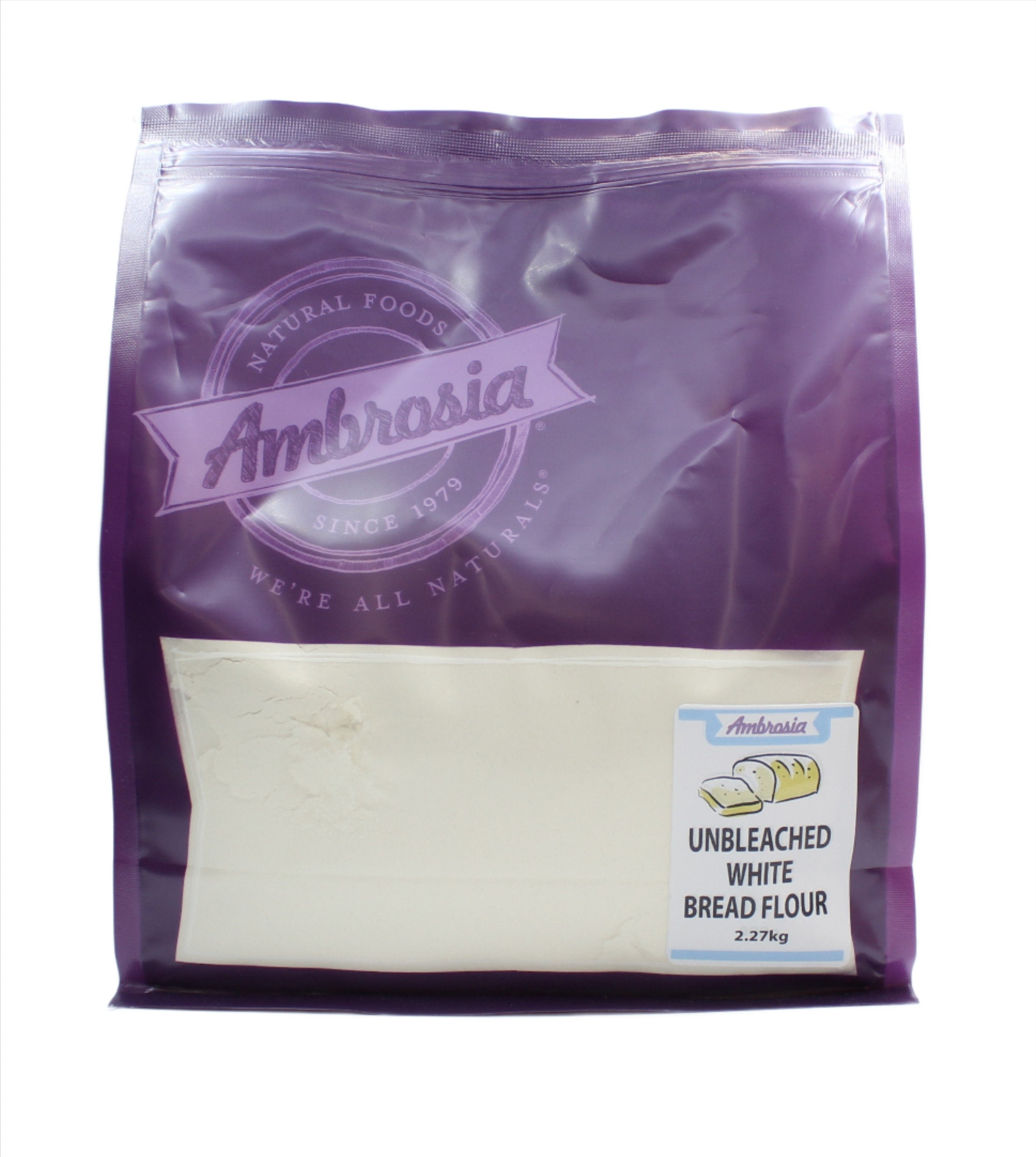 Ambrosia Unbleached White Bread Flour