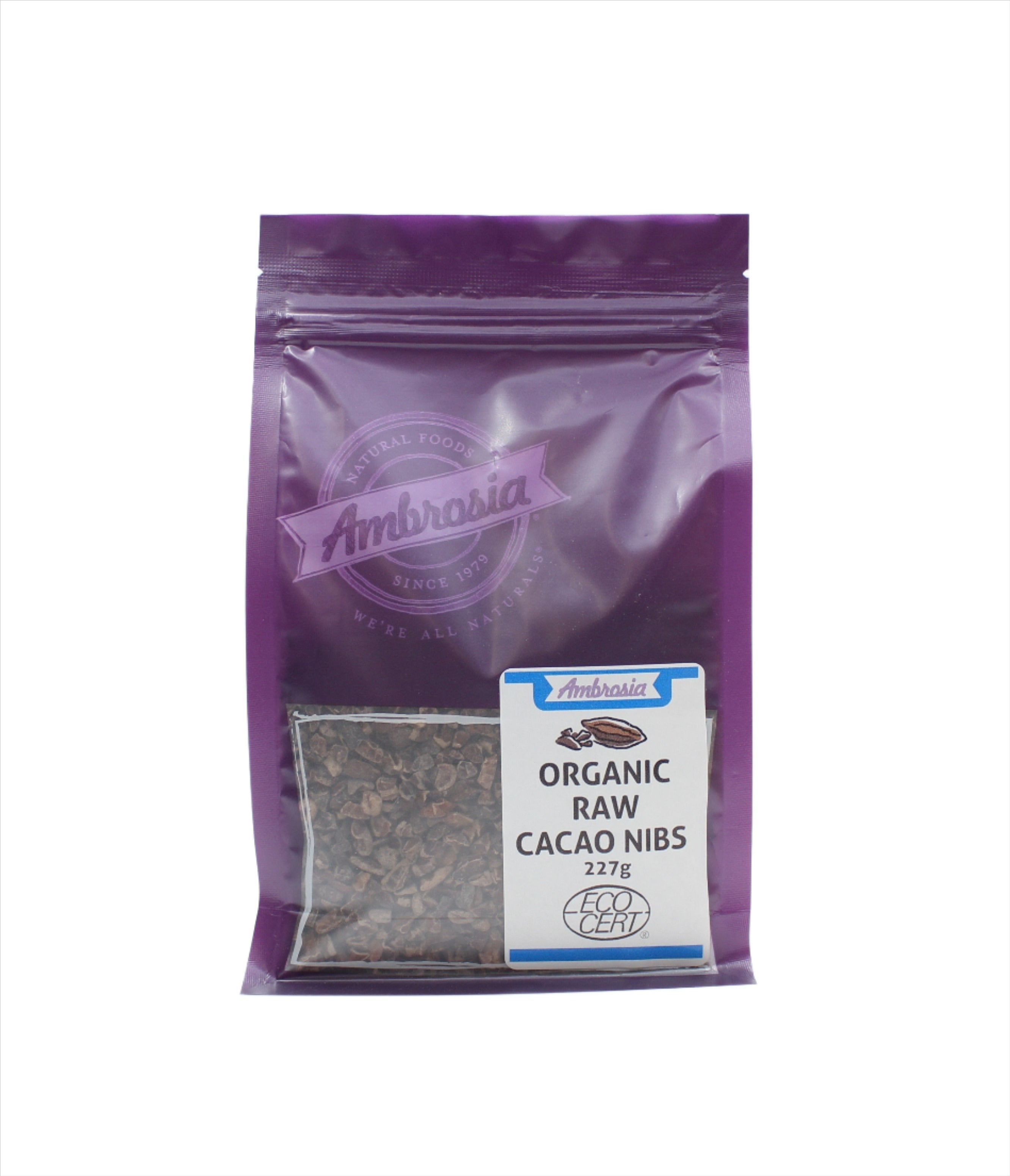 Ambrosia Organic Raw Cacao Nibs