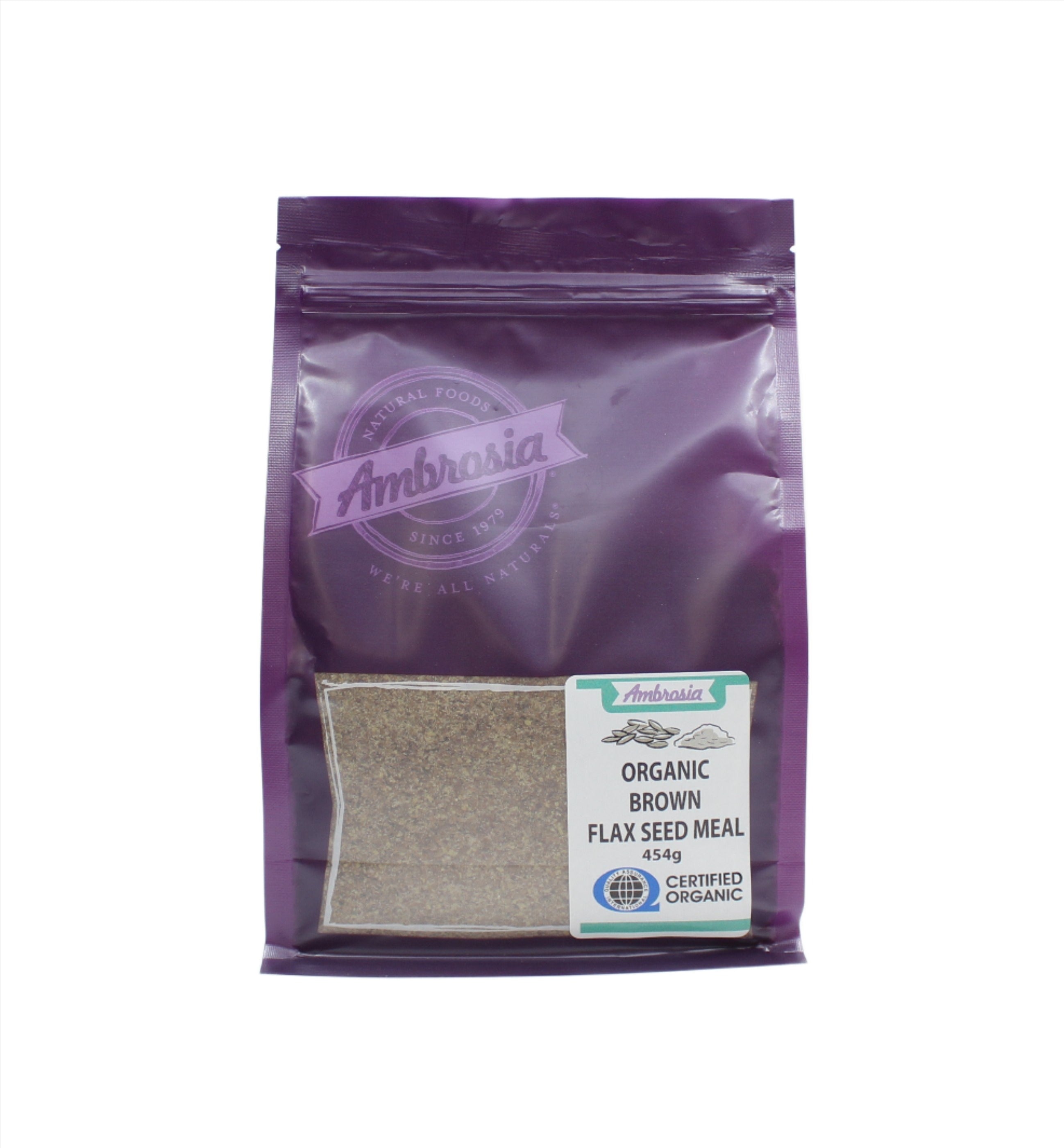 Ambrosia Organic Brown Flax Seed Meal