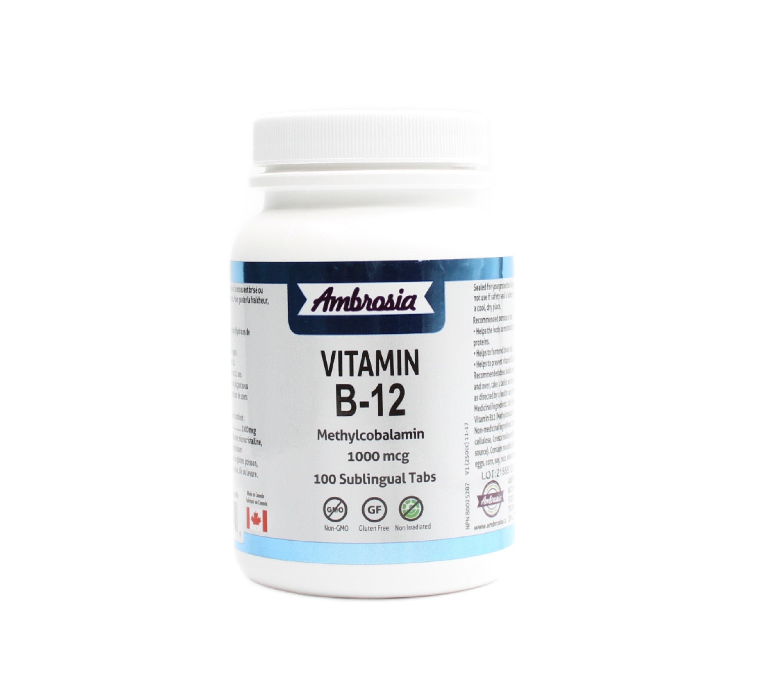 Ambrosia Vitamin B12 - 1000mcg