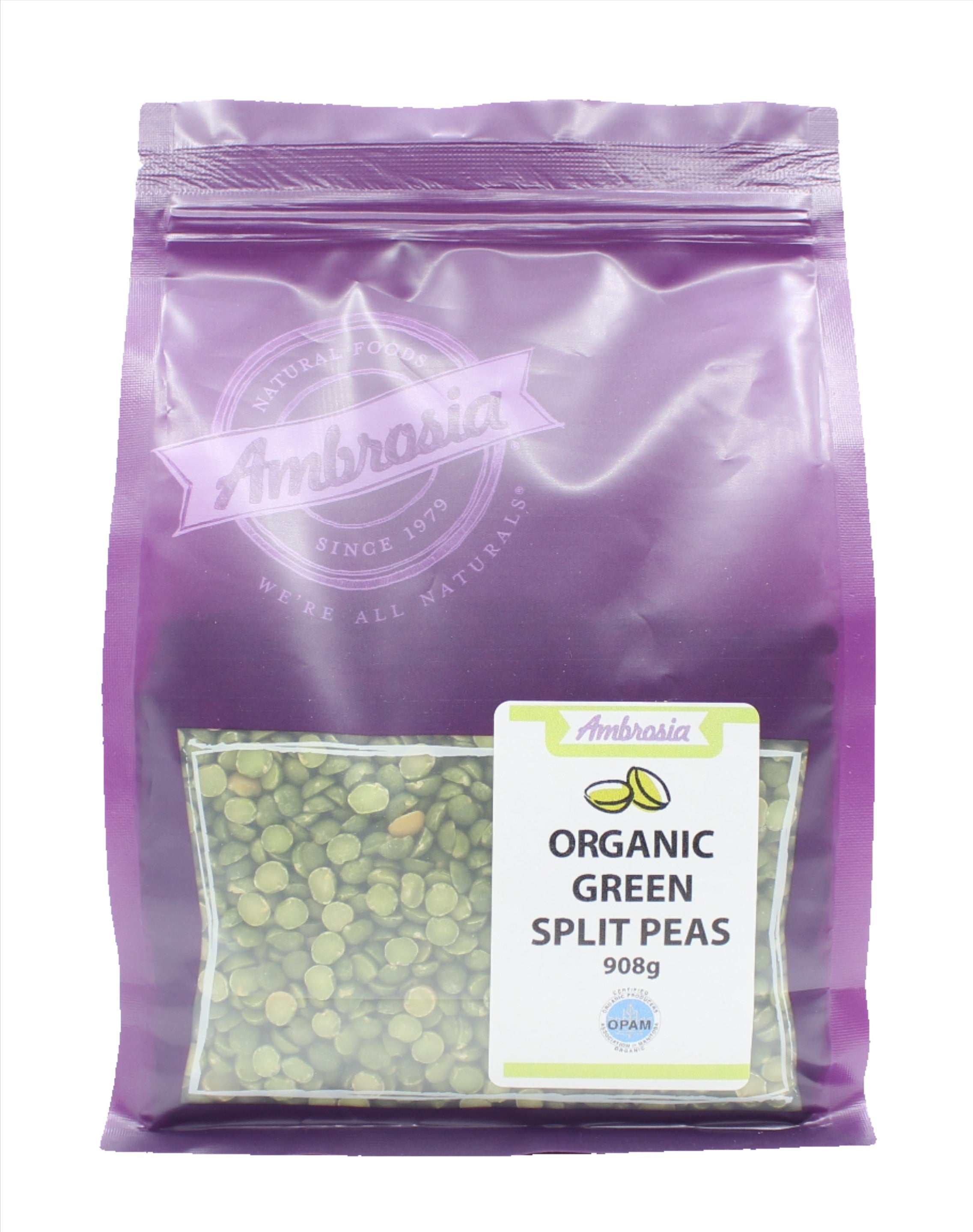 Ambrosia Organic Green Split Peas