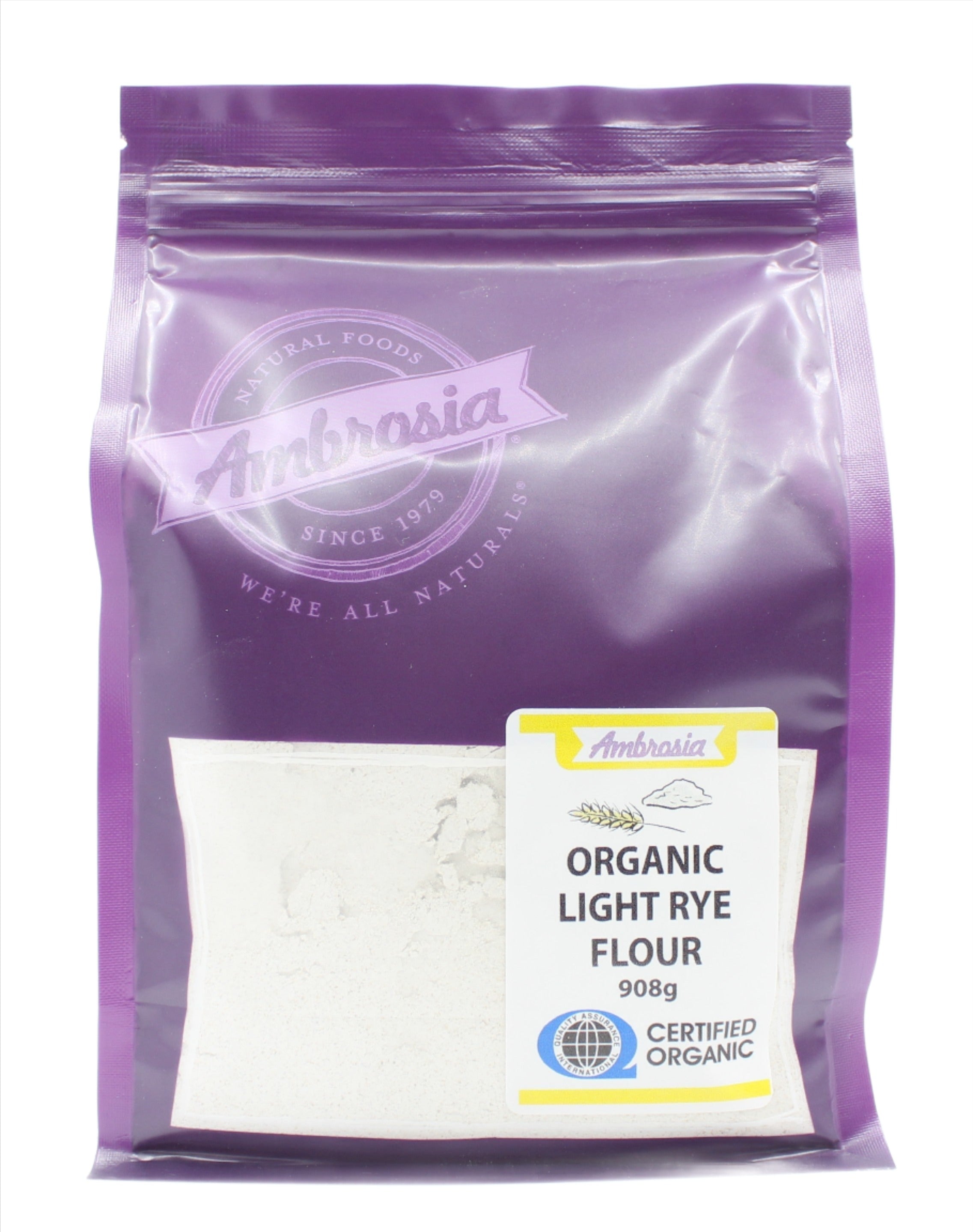 Ambrosia Organic Light Rye Flour