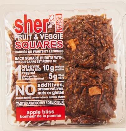 Sher Apple Bliss Veggie Squares