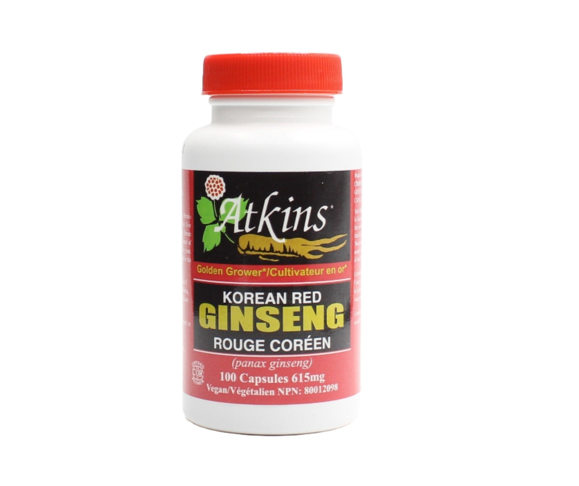 Atkins Ginseng 100% Korean Red Ginseng