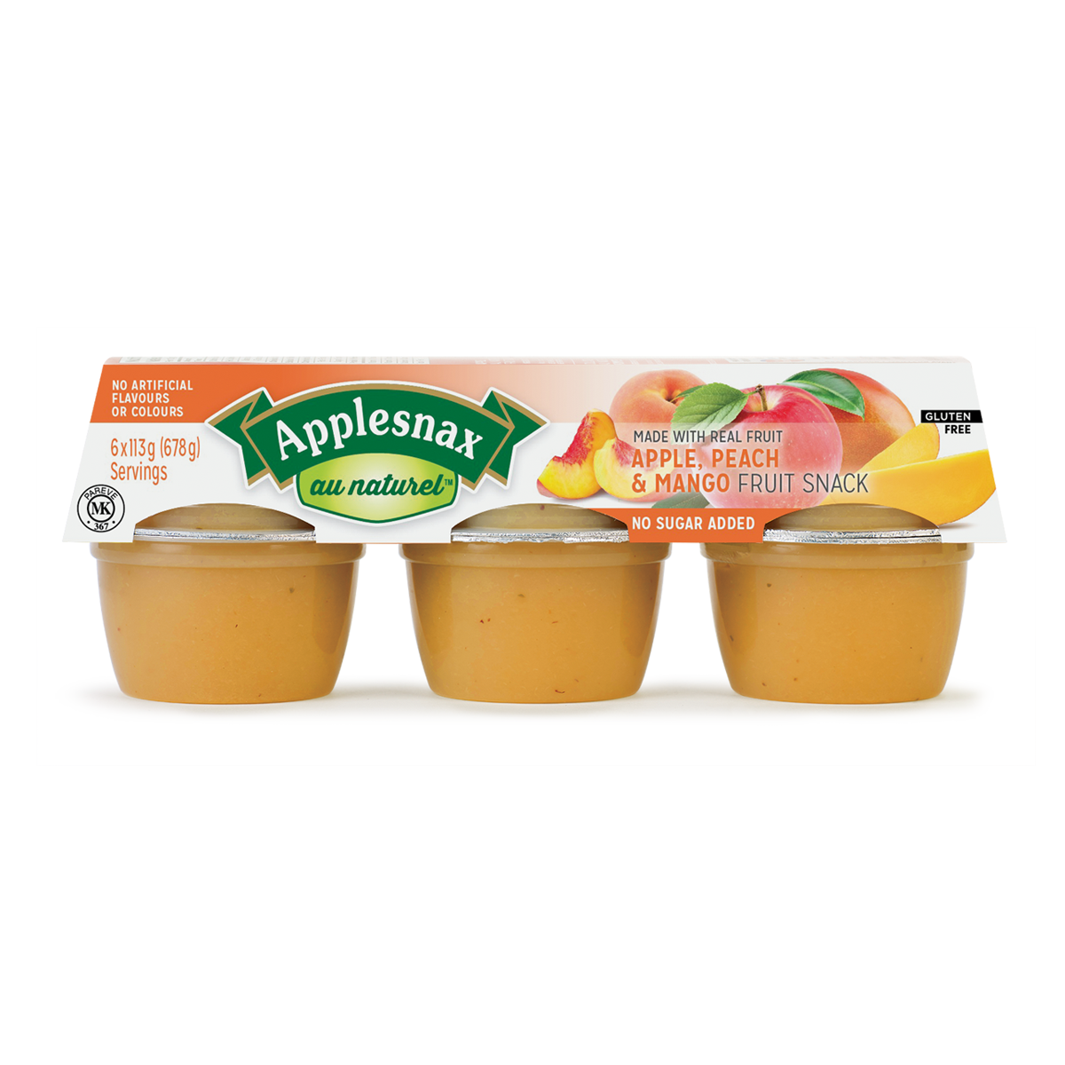 Applesnax Apple Peach Sauce