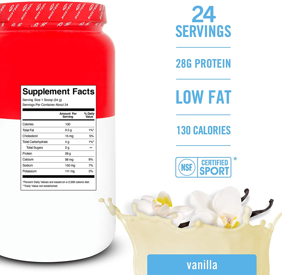 Vanilla Whey Protein Isolate