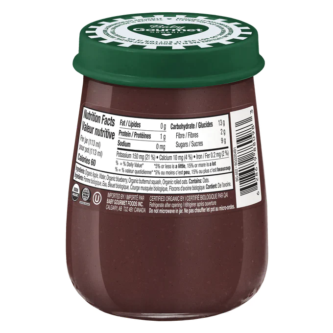 Apple Blueberry Crisp Puree