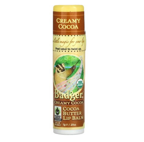 Badger Creamy Cocoa Lip Balm
