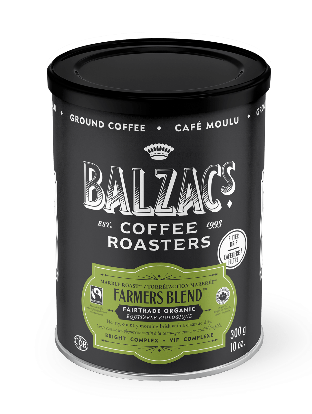 Balzac's Farmers Blend Ground Coffee