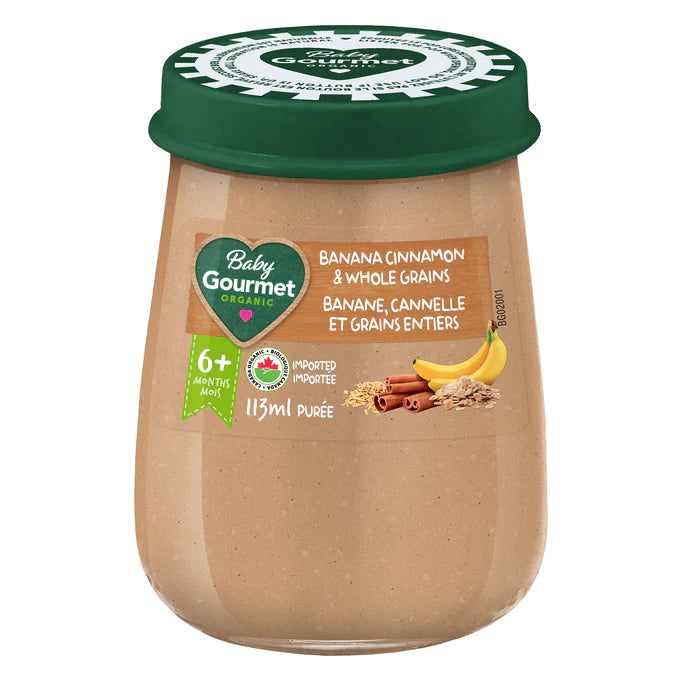 Banana Cinnamon & Whole Grains Puree