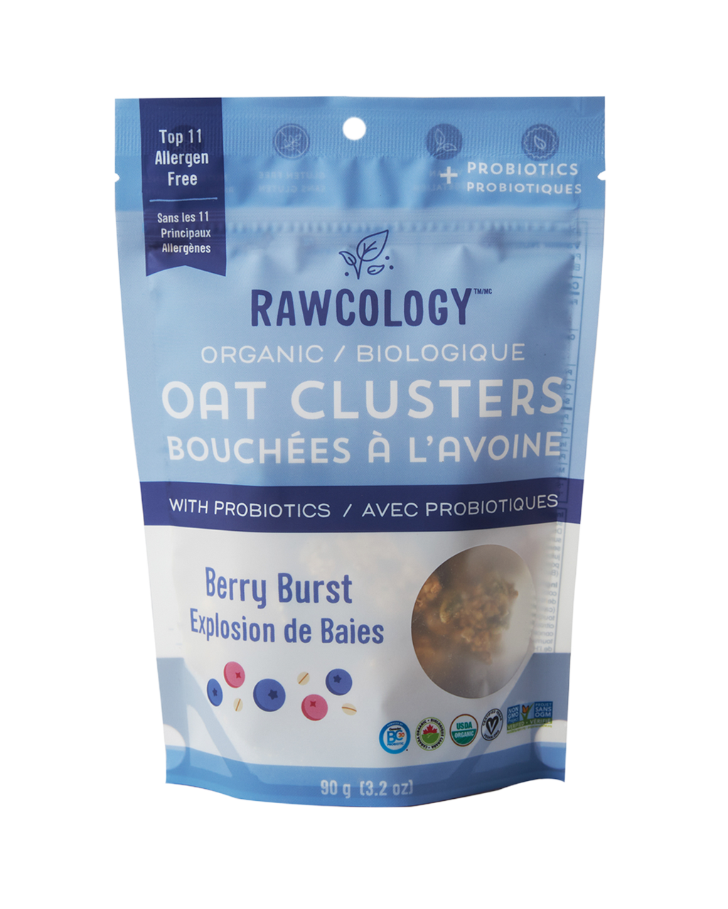 Rawcology Berry Burst Oat Clusters