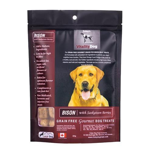 Vitality Dog Bison with Saskatoon Berries