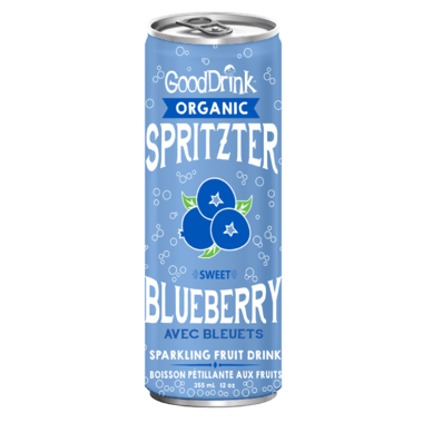 Good Drink Organic Blueberry Spritzer