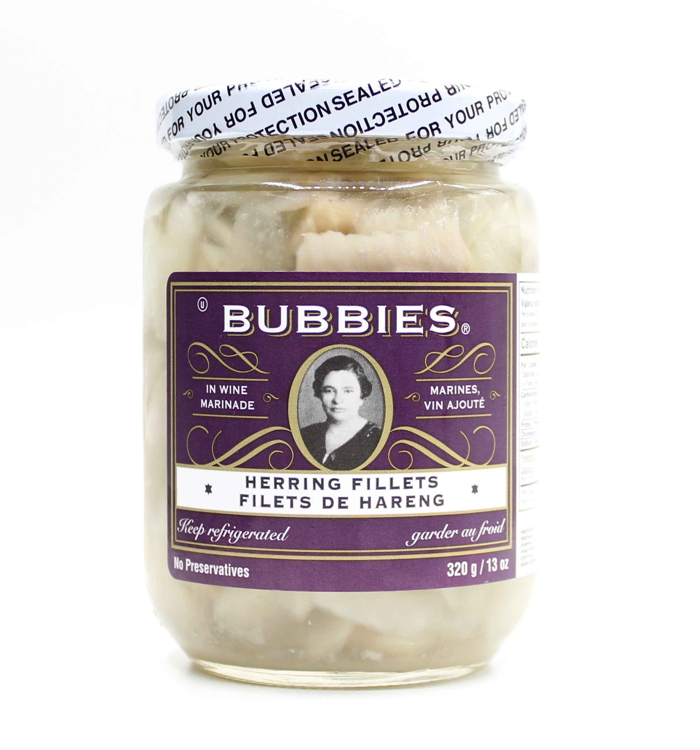 Bubbies Pickled Herring In Wine