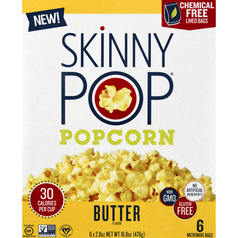 SkinnyPop Butter Microwave Popcorn