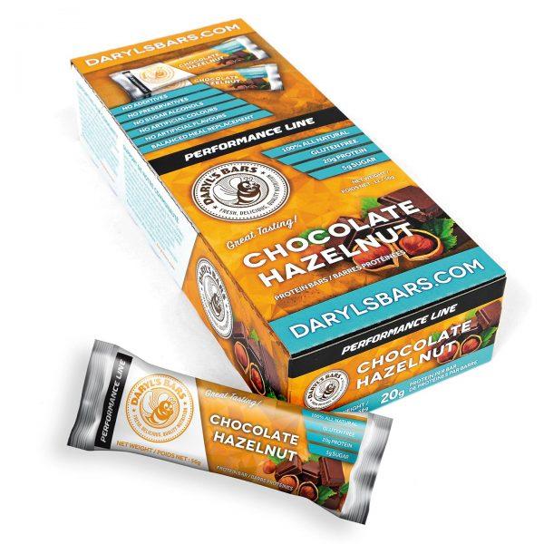 Daryl's Hi N-R-G Bars Chocolate Hazelnut Performance Bar