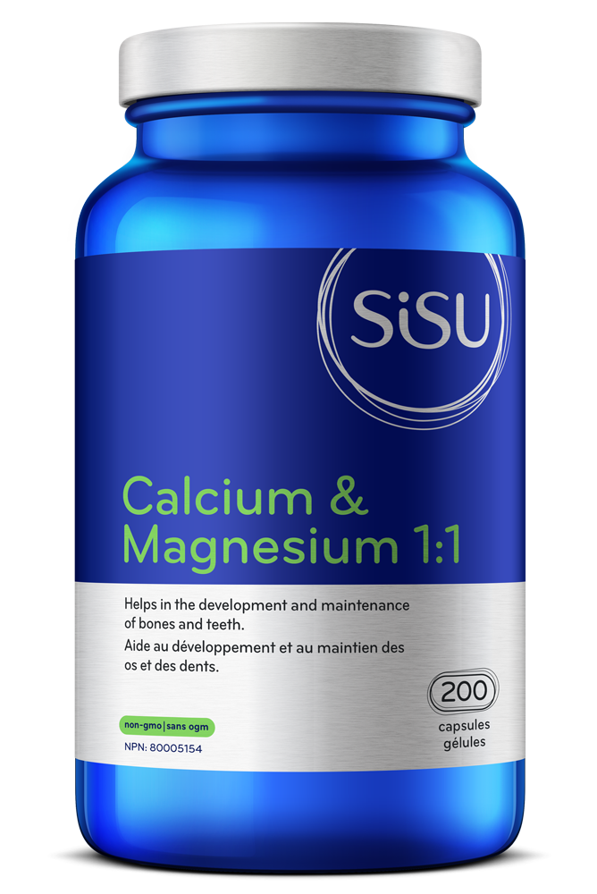 Sisu Calcium & Magnesium 1:1 with D3