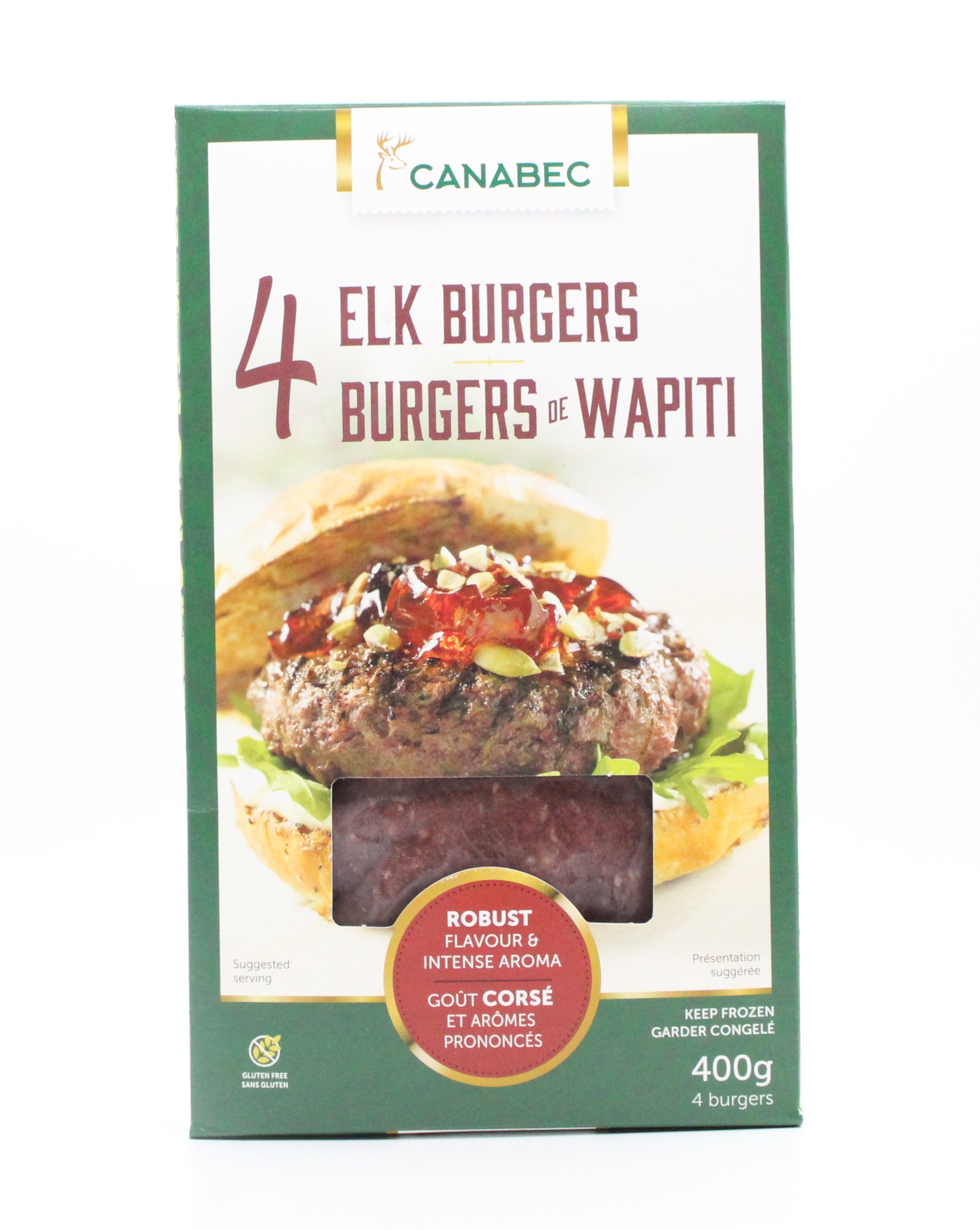Canabec Four Elk Burgers