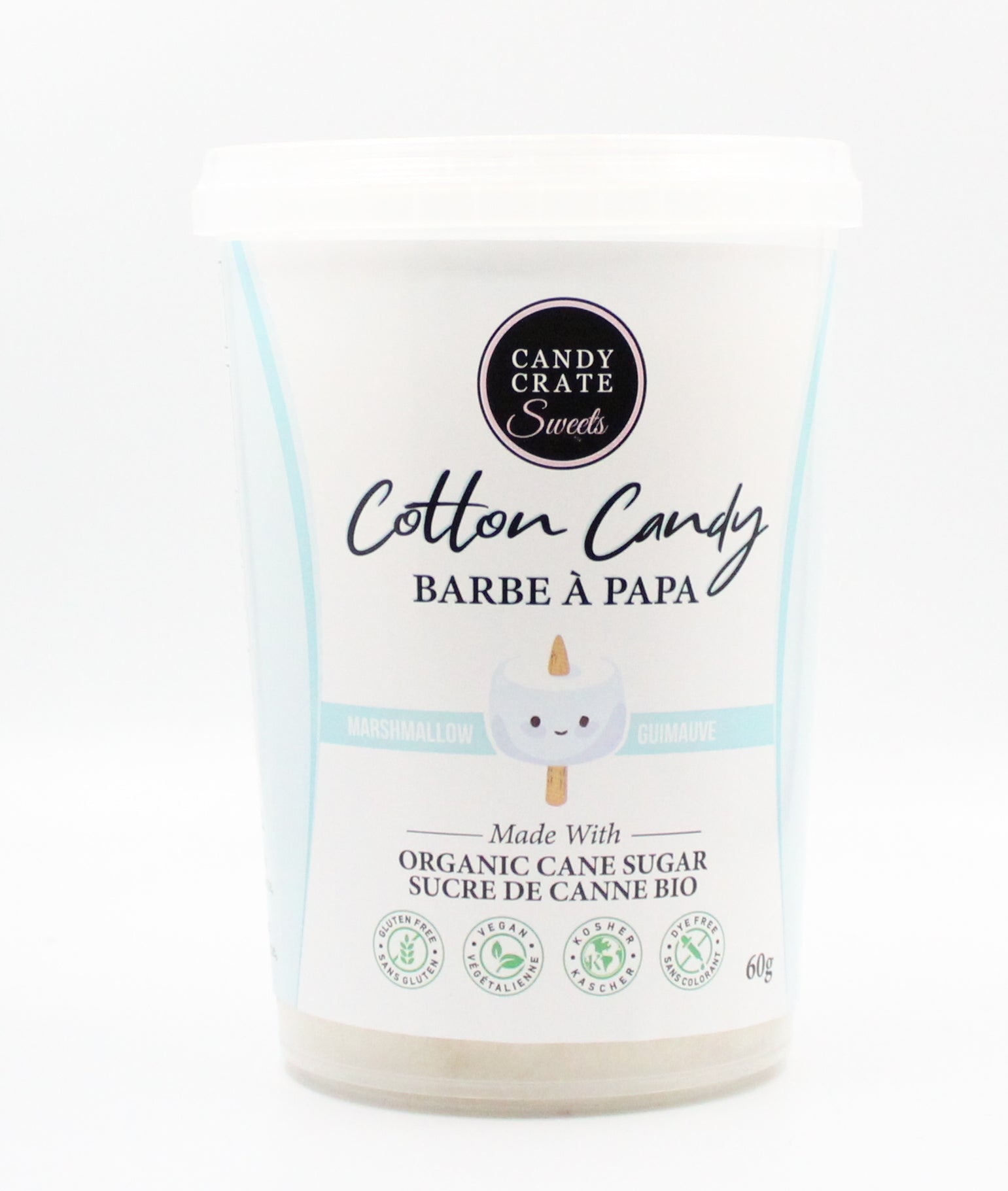 Candy Crate Organic Marshmallow Cotton Candy