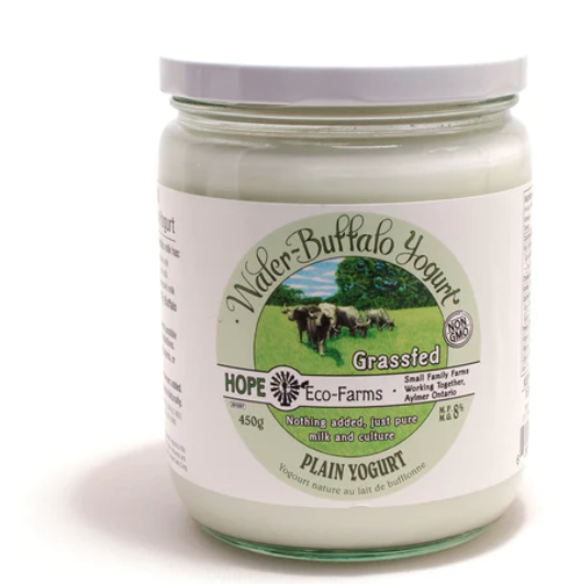 Hope Eco Farms Plain Water Buffalo Yogurt