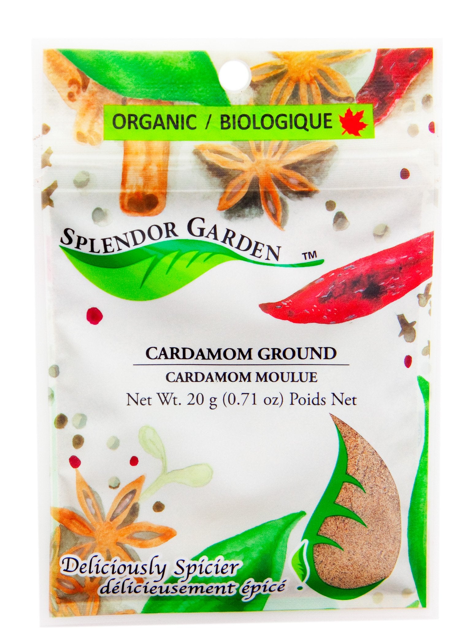 Splendor Garden Organic Cardamom Ground