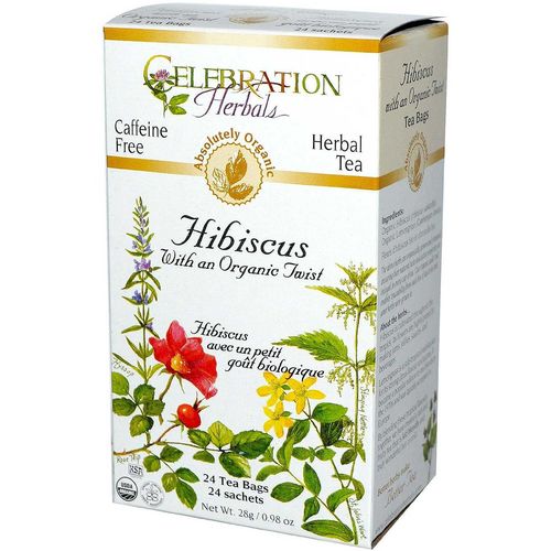 Celebration Herbals Organic Hibiscus Twist Tea